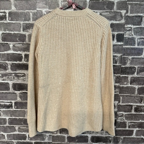 Athleta Sierra Crew Sweater tan wool knitted - Picture 10 of 10